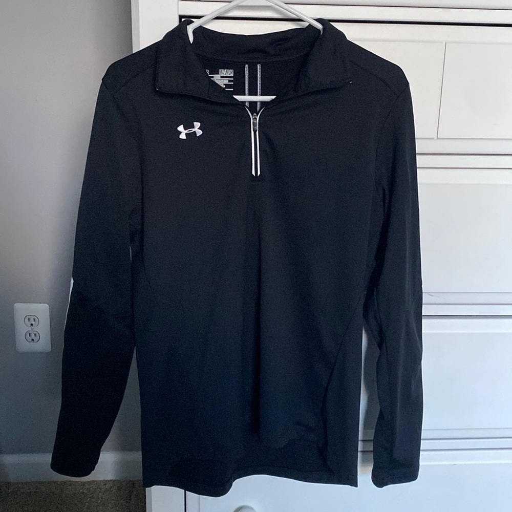 Under Amour Black Long Sleeve 1/4 Zip